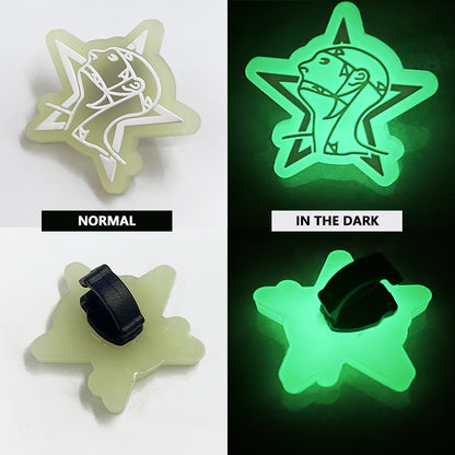 Custom PVC Shoelace Charm - Glowing