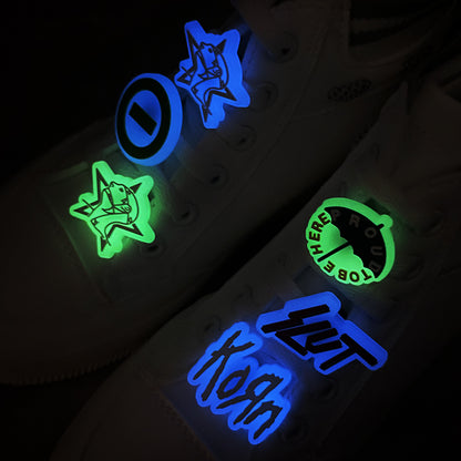 Custom PVC Shoelace Charm - Glowing