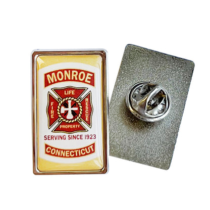 Custom Zinc Alloy Rectangle Badge with Doming