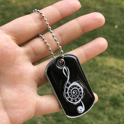 Custom Metal Dog Tag Keychain with Doming