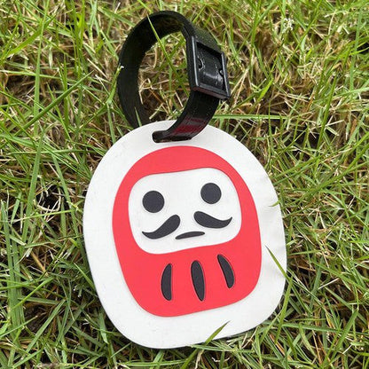 Custom Rectangular 3D Rubber Luggage Tag