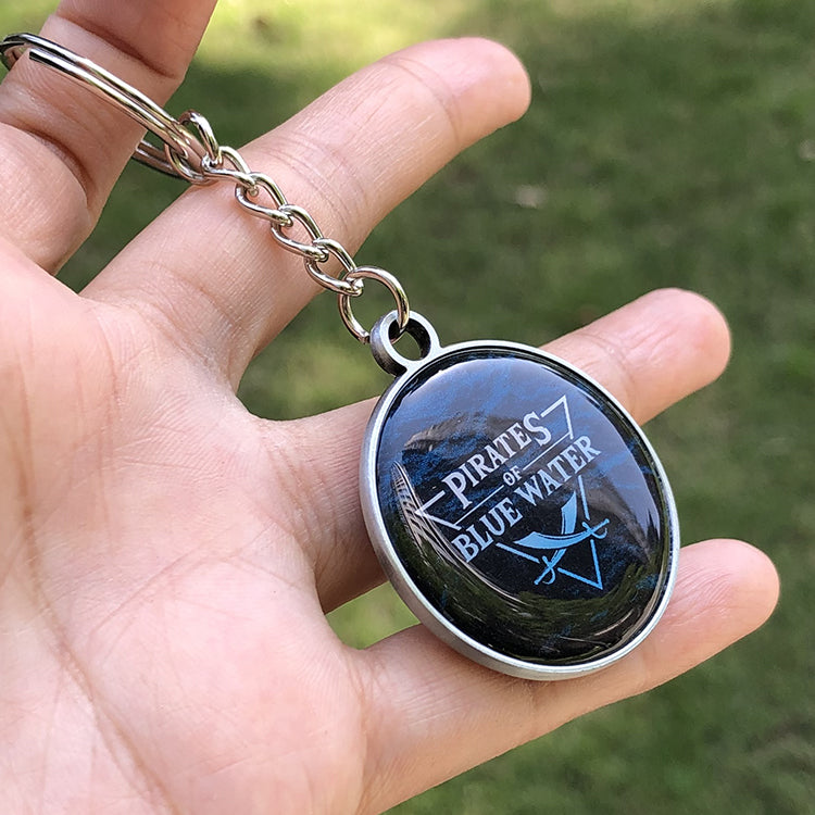 Dual-Sided Doming Metal Keychain