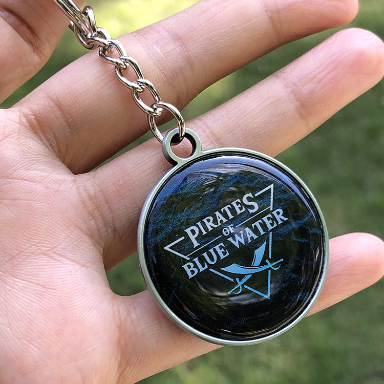 Dual-Sided Doming Metal Keychain